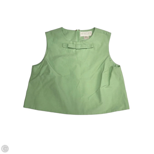 Top Short Sleeve By Cmb In Green, Size: L