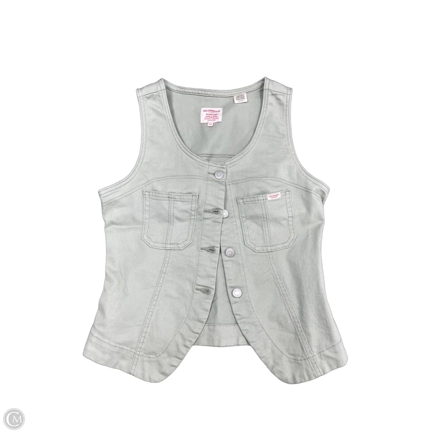 Vest Other By Levis Signature In Green, Size: Xs
