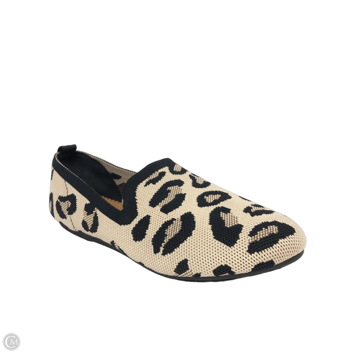 Shoes Flats By Clothes Mentor In Black & Tan, Size: 7