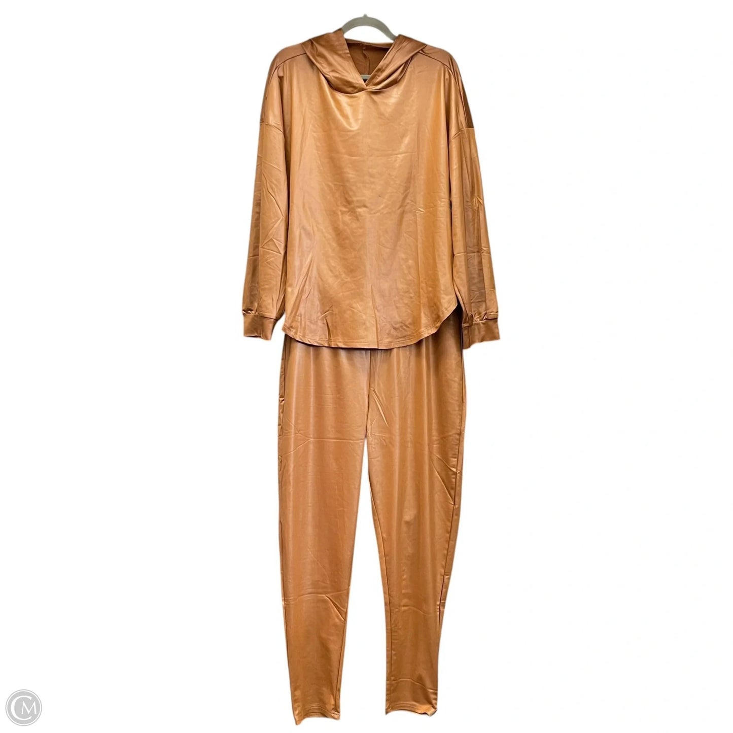 Pants Set 2pc By Clothes Mentor In Brown, Size: 2x