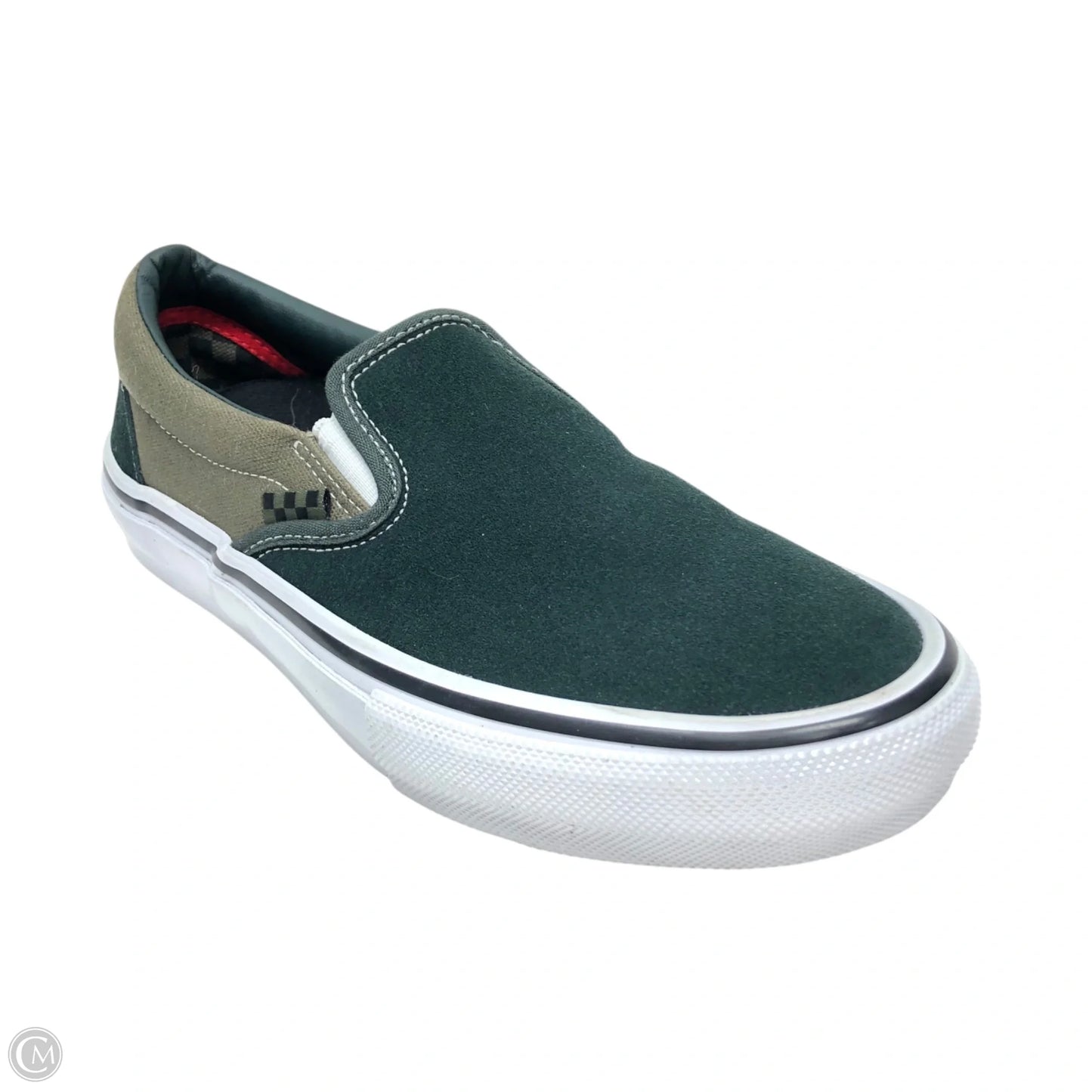 Shoes Sneakers By Vans In Green, Size: 8