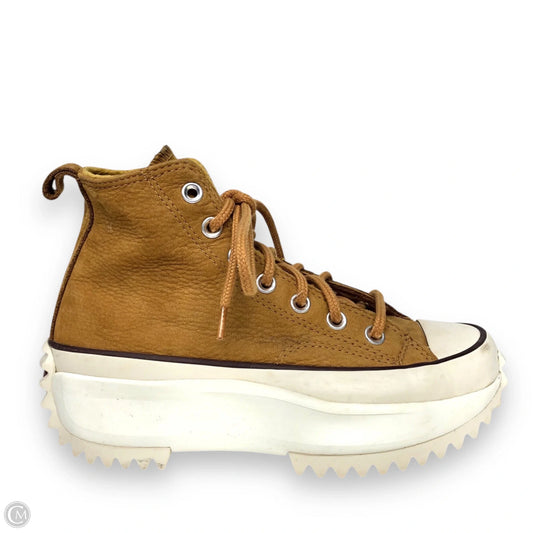 Shoes Sneakers Platform By Converse In Brown & Cream, Size: 6