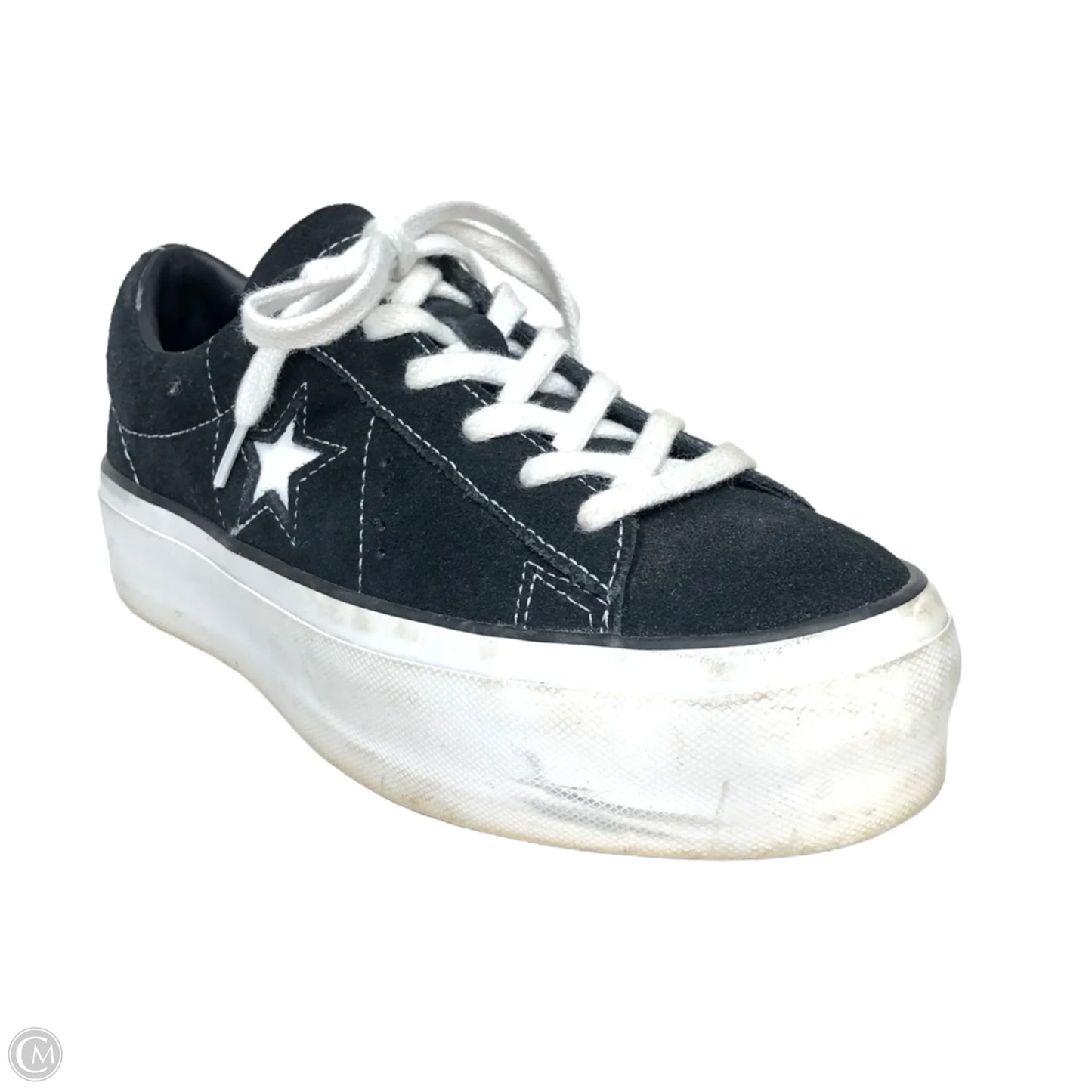 Shoes Sneakers Platform By Converse In Black & White, Size: 6