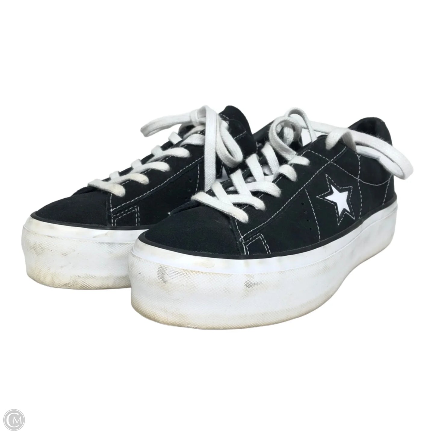 Shoes Sneakers Platform By Converse In Black & White, Size: 6