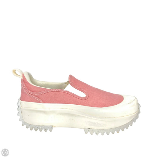 Shoes Sneakers Platform By Converse In Pink & White, Size: 6
