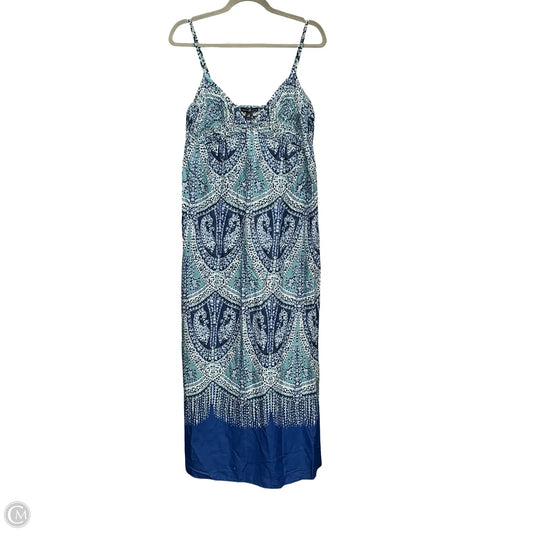 Dress Casual Maxi By Gap In Blue, Size: 14