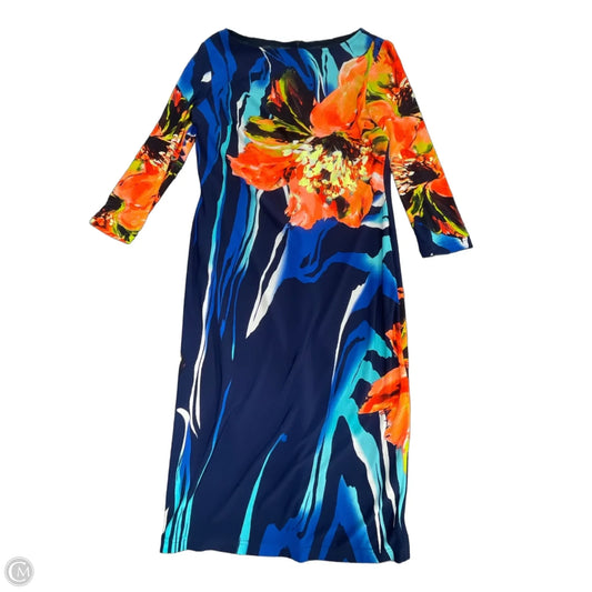 Dress Casual Midi By Joseph Ribkoff In Multi-colored, Size: 10