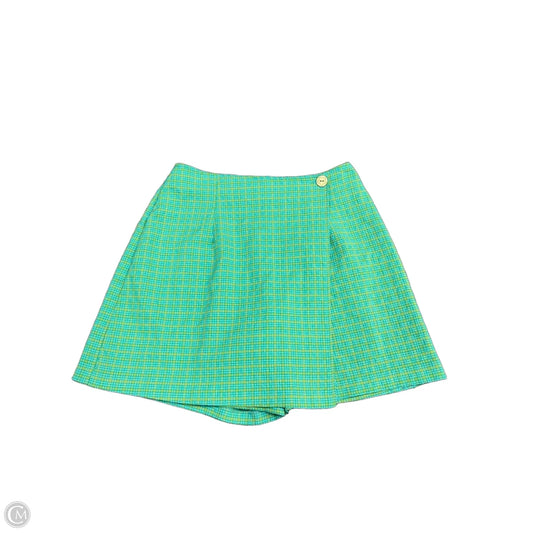 Skort By Clothes Mentor In Blue & Green, Size: M