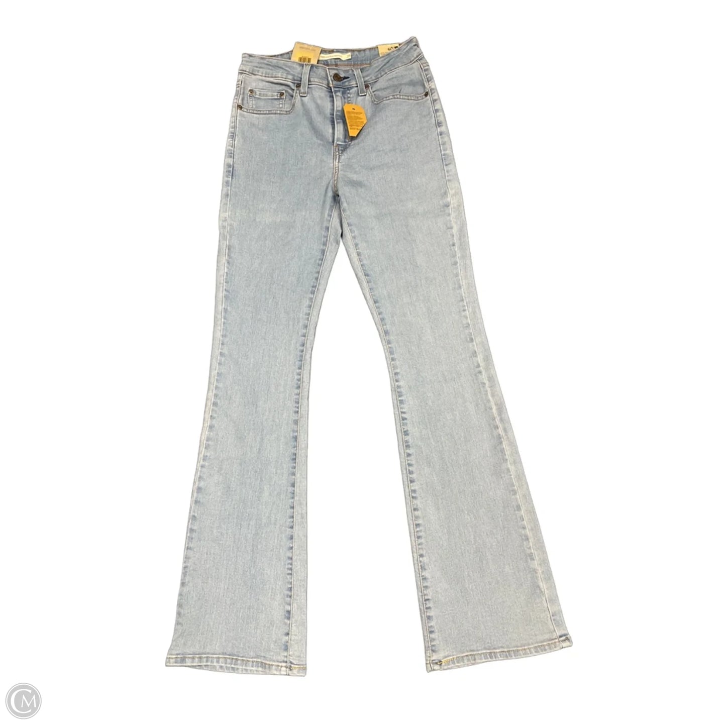 Jeans Boot Cut By Levis In Blue Denim, Size: 28