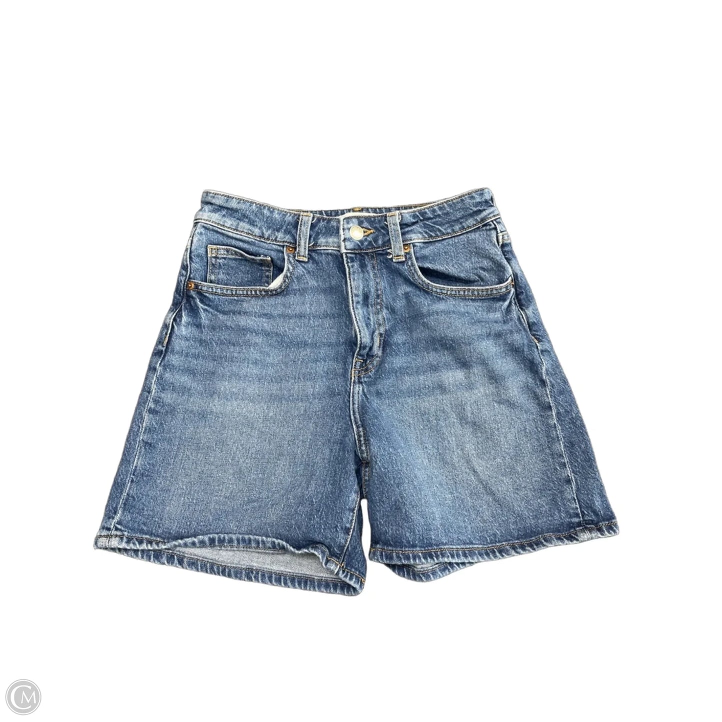 Shorts By H&m In Blue Denim, Size: 6
