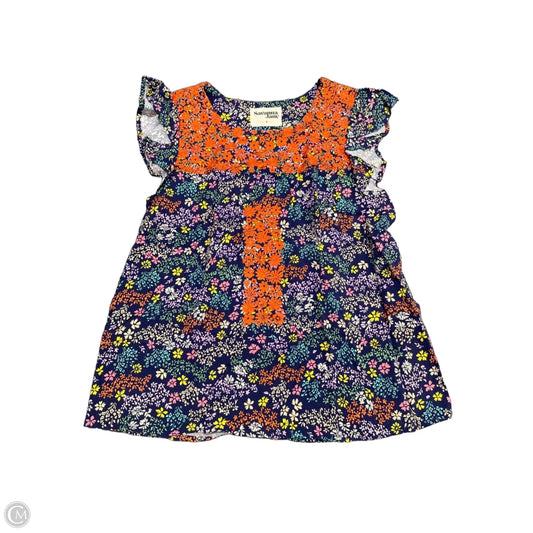Top Short Sleeve By Savanna Jane In Multi-colored, Size: S