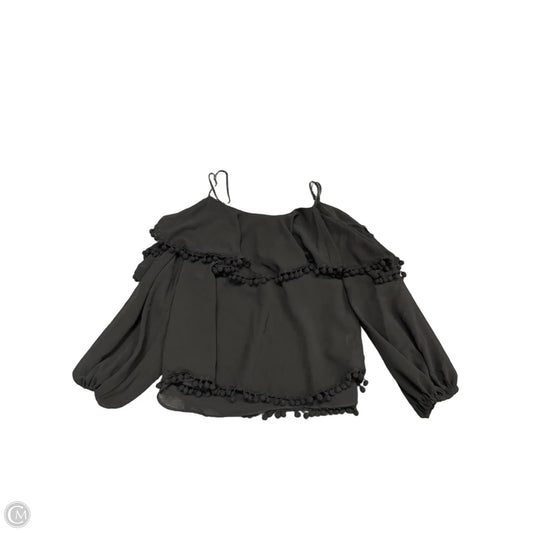 Top 3/4 Sleeve Designer By Misa In Black, Size: S