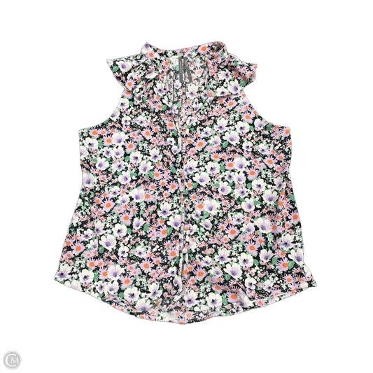 Top Sleeveless By Anthropologie In Multi-colored, Size: L
