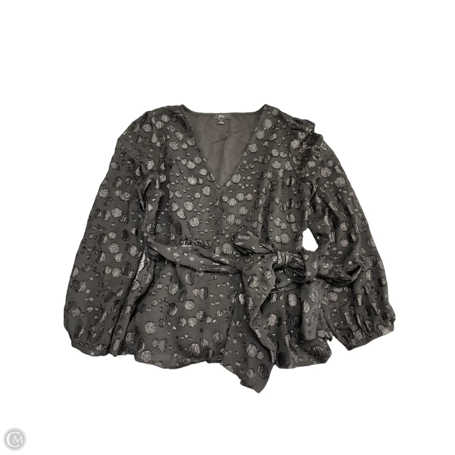 Top Long Sleeve By J. Crew In Black, Size: S