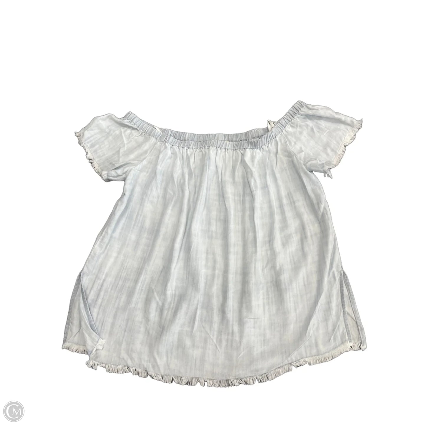 Top Short Sleeve By Cloth & Stone In Blue, Size: M