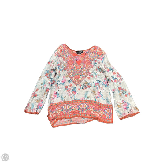 Tunic 3/4 Sleeve By Tolani In Multi-colored, Size: M