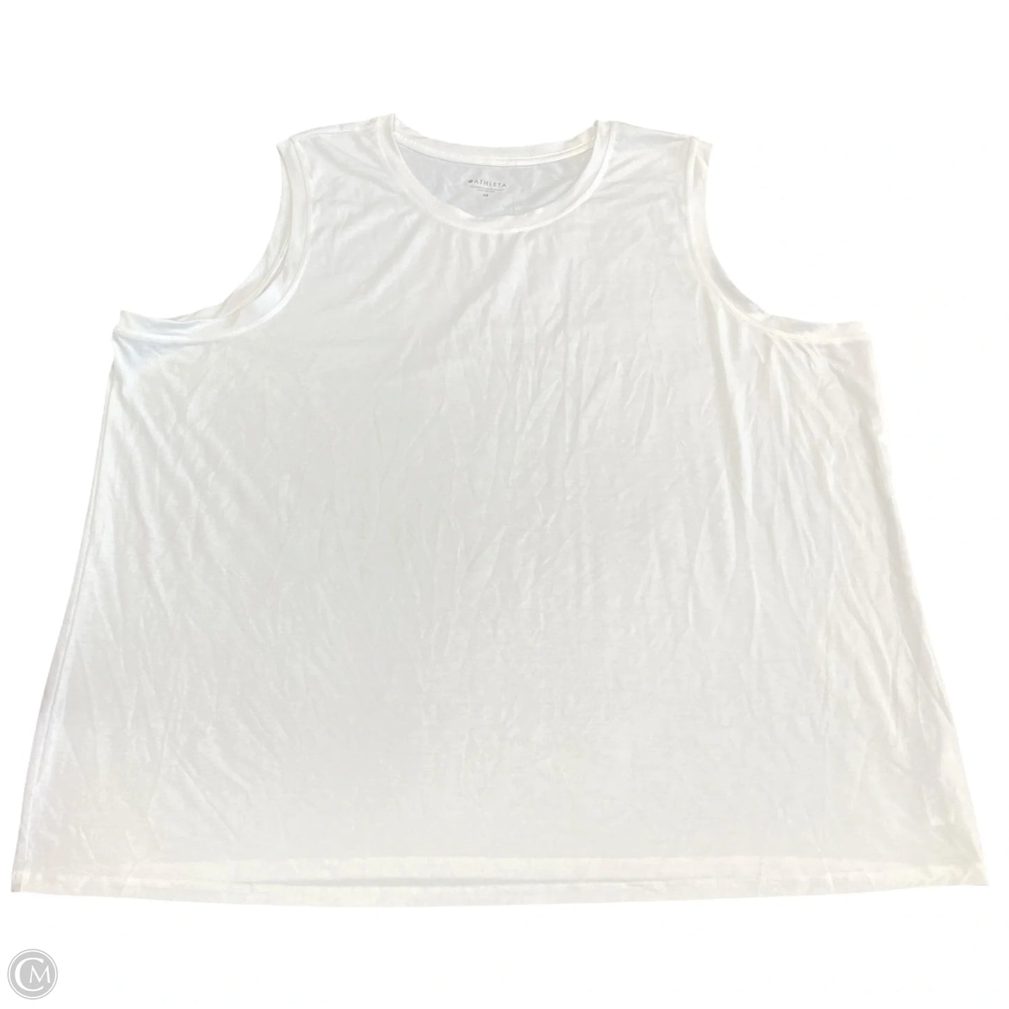 Athletic Tank Top By Athleta In White, Size: 3x