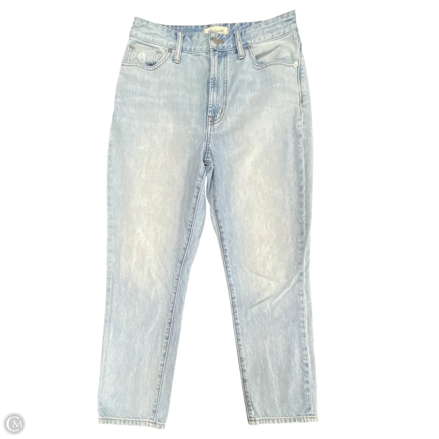 Jeans Straight By Madewell In Blue Denim, Size: 26