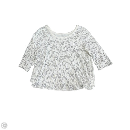 Top Short Sleeve By Lane Bryant In Black & White, Size: 3x