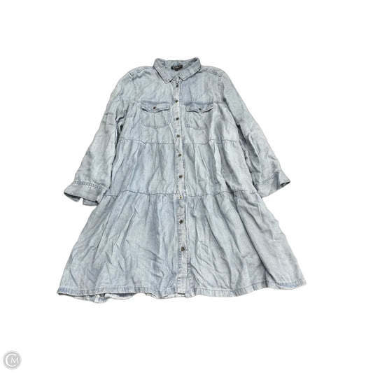 Dress Casual Short By Velvet Heart In Blue Denim, Size: 2x