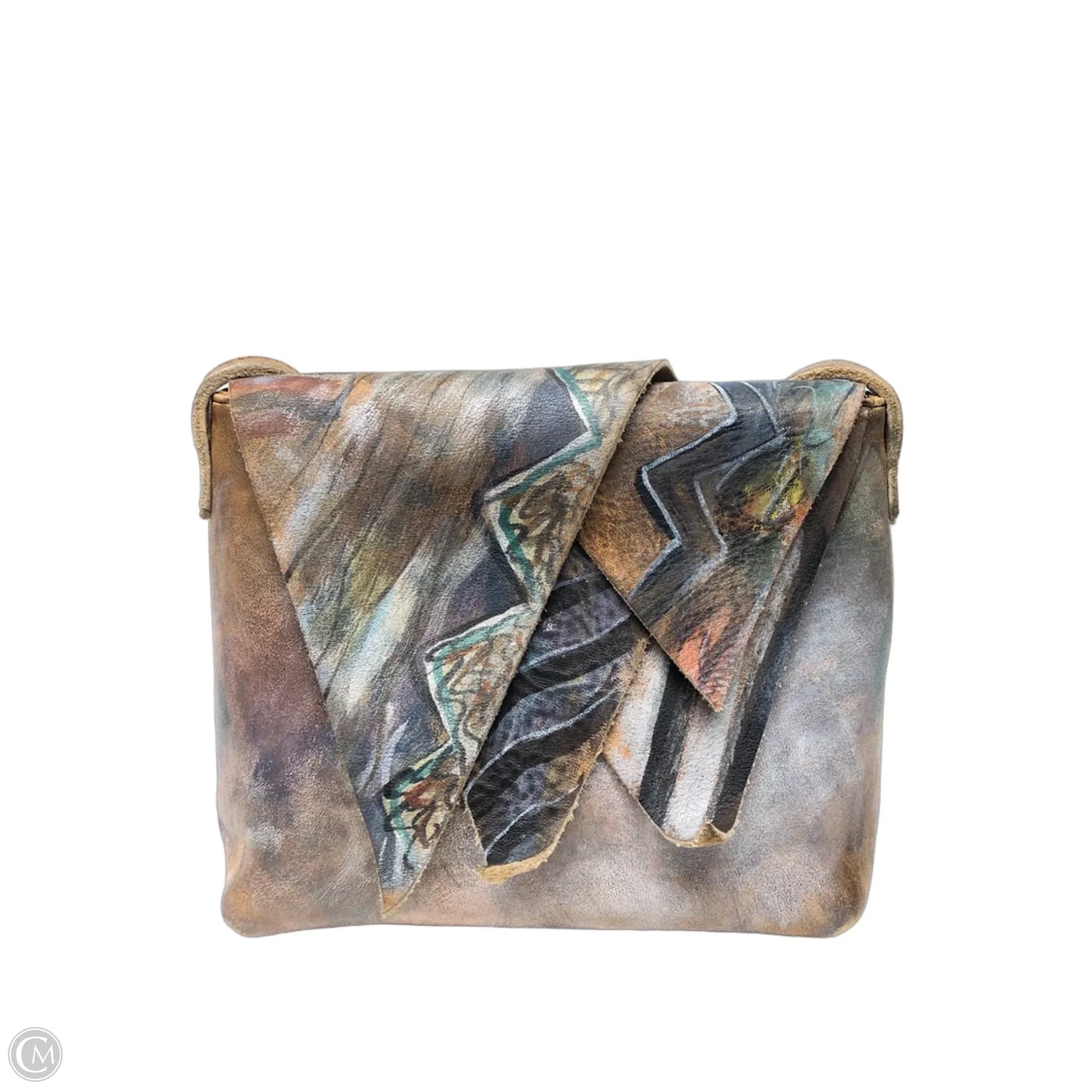 Crossbody Leather By Clothes Mentor, Size: Small