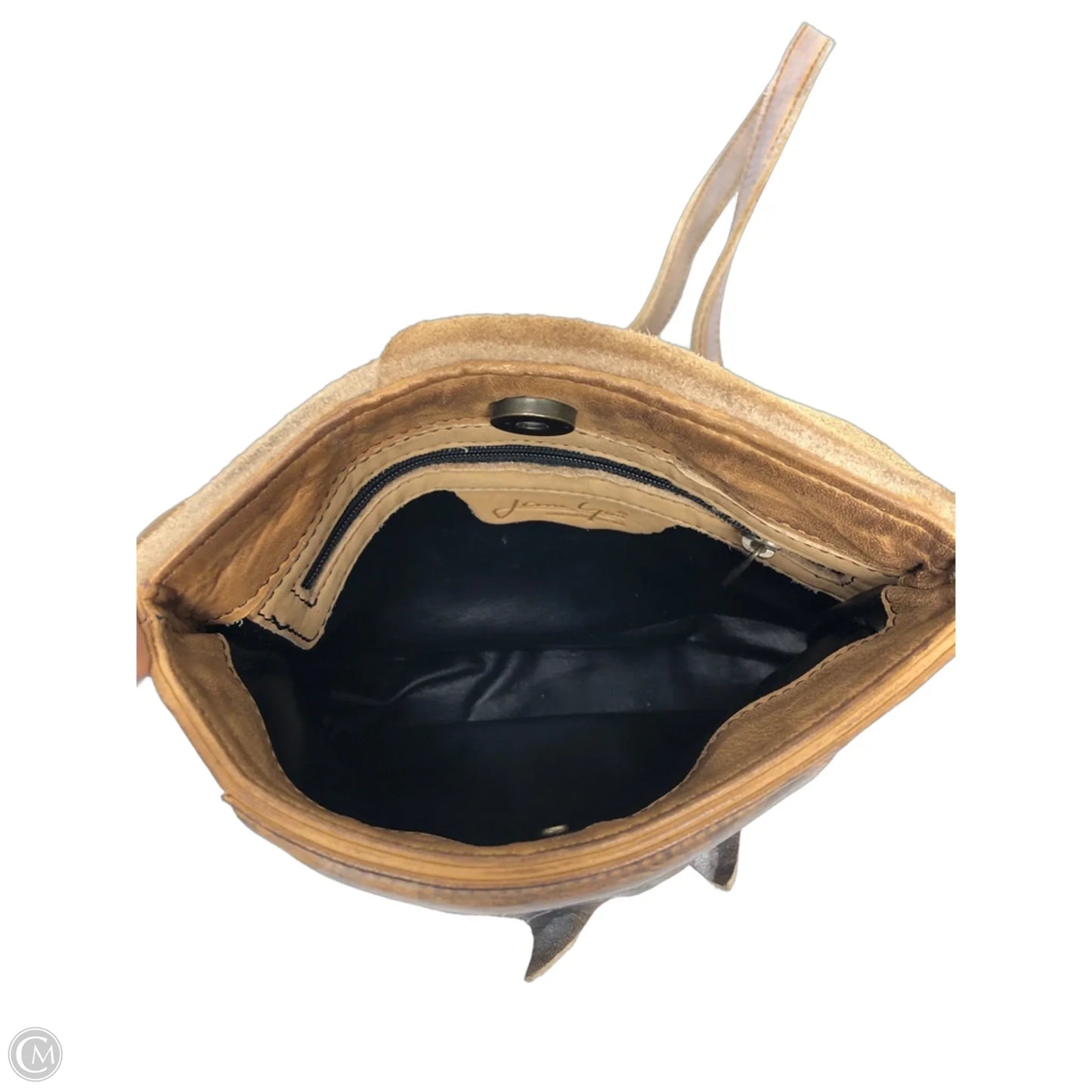 Crossbody Leather By Clothes Mentor, Size: Small