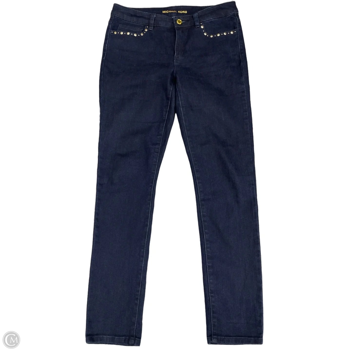 Jeans Skinny By Michael By Michael Kors In Blue Denim, Size: 6