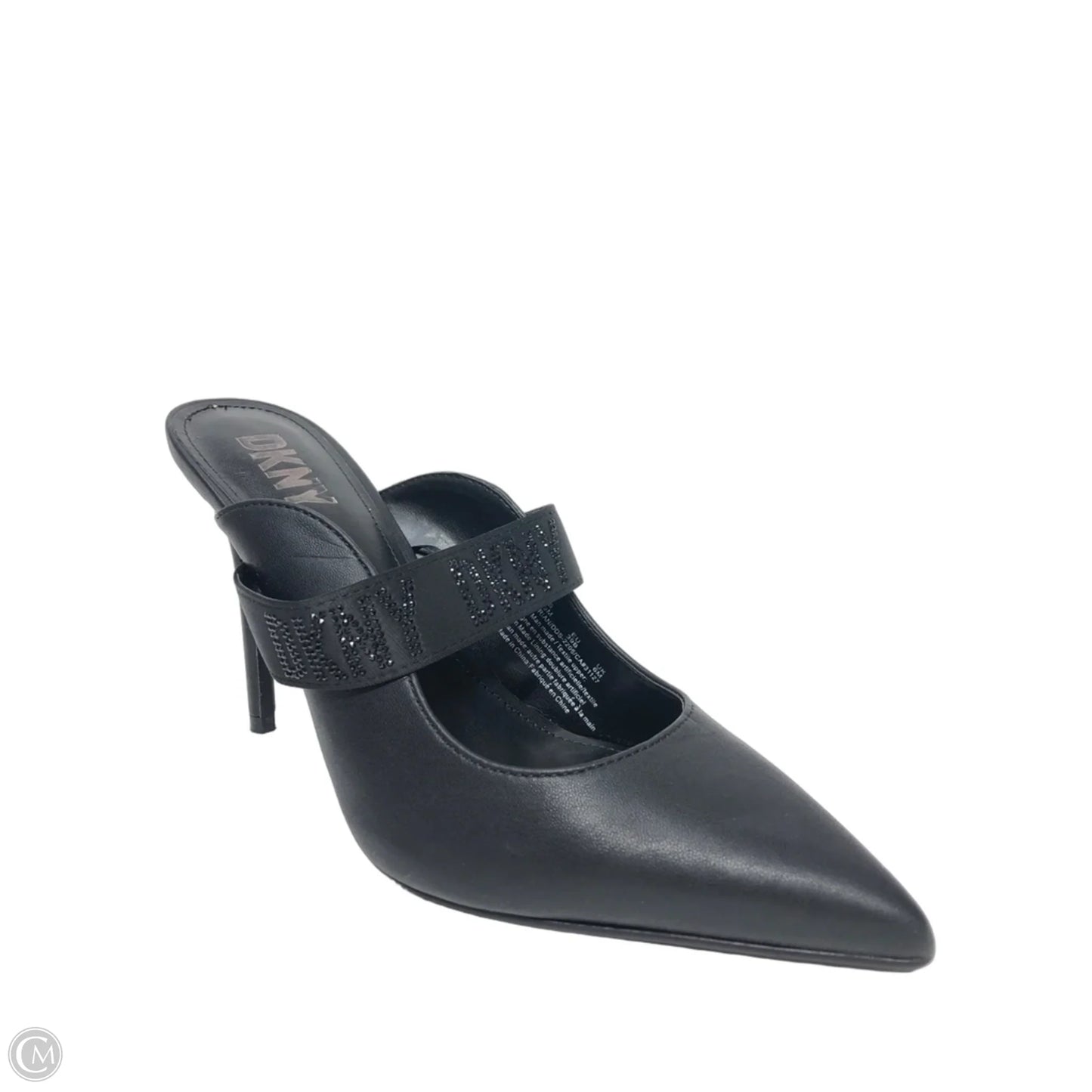 Sandals Heels Stiletto By Dkny In Black, Size: 8.5