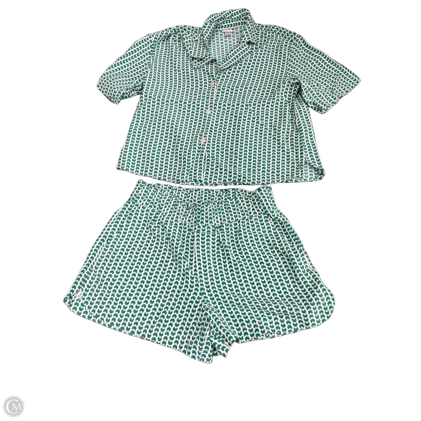 Shorts Set By A New Day In Green & White, Size: M