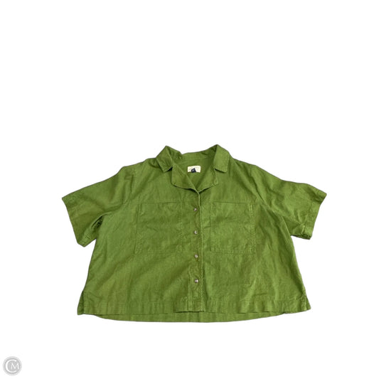 Top Short Sleeve By Universal Thread In Green, Size: Xxl