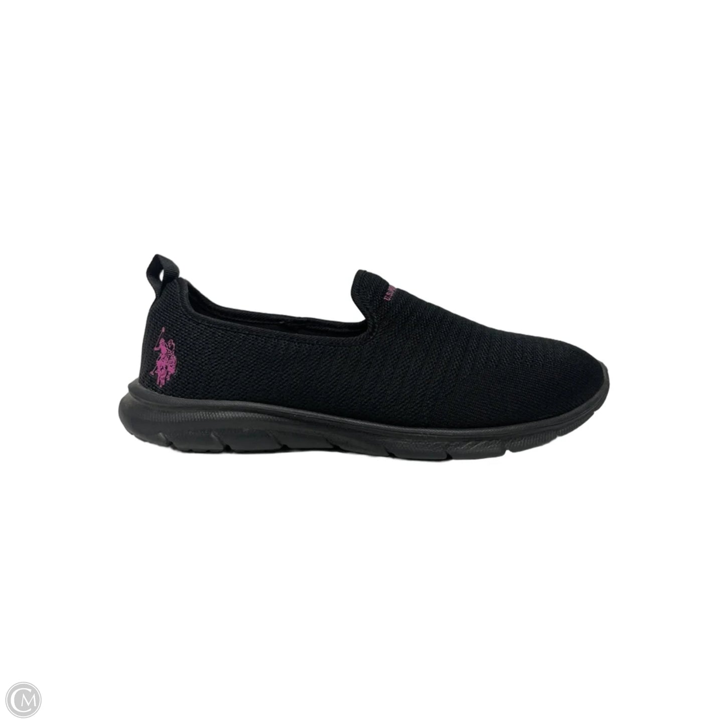 Shoes Flats By Us Polo Assoc In Black, Size: 9