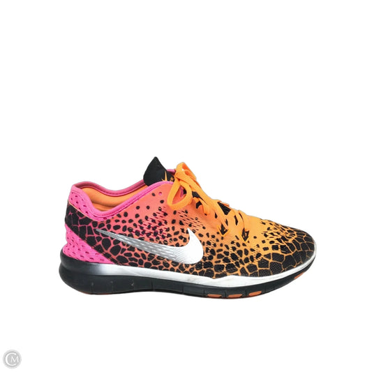 Shoes Athletic By Nike In Orange & Pink, Size: 7.5