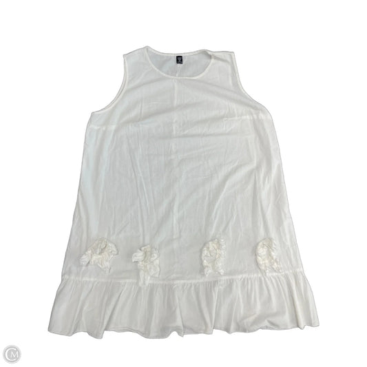 Dress Casual Short By Shein In White, Size: 3x
