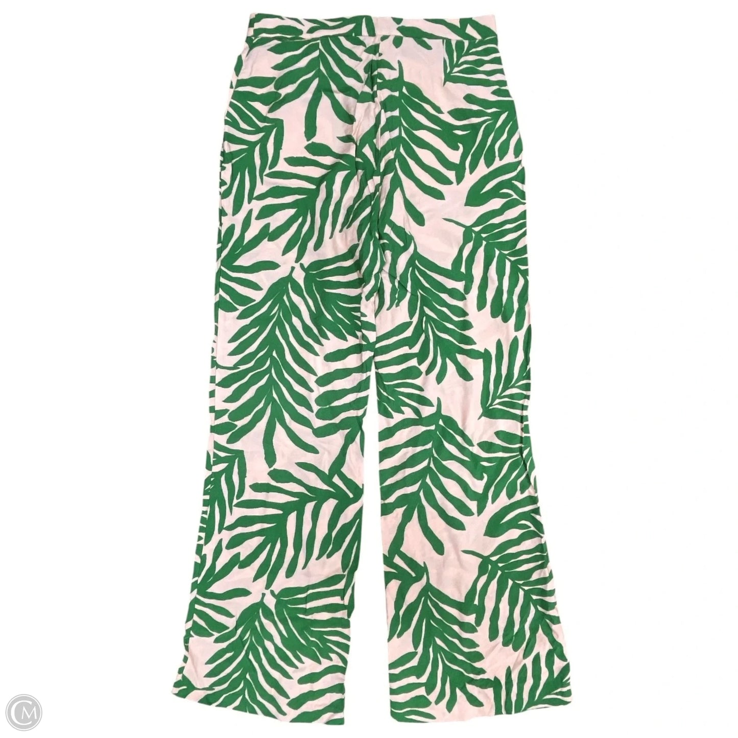 Pants Chinos & Khakis By H&m In Cream & Green, Size: 6
