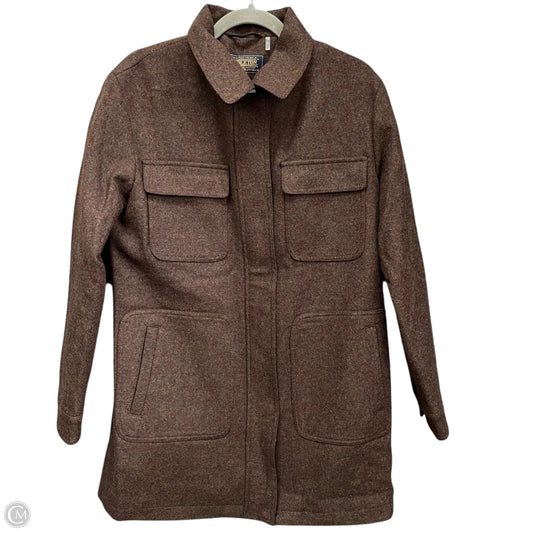 Coat Wool By Pendleton In Brown, Size: 6