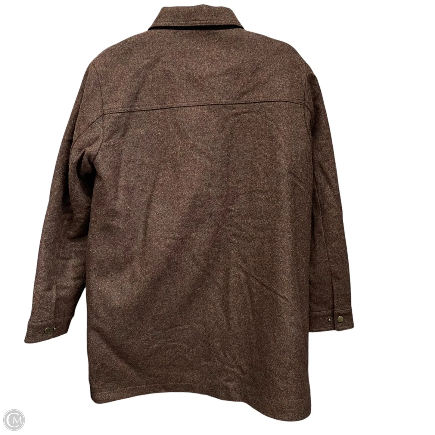 Coat Wool By Pendleton In Brown, Size: 6