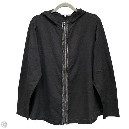 Cardigan By Chicos In Black, Size: Xxl