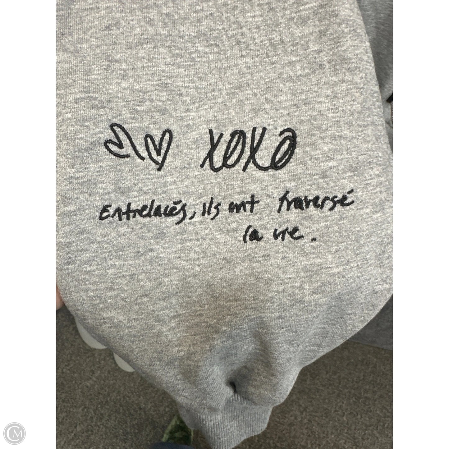 Sweatshirt Crewneck By Cinq A Sept In Grey, Size: Xs