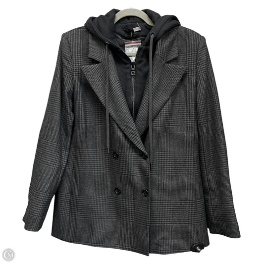 Jacket Designer By Alice + Olivia In Black & Grey, Size: S