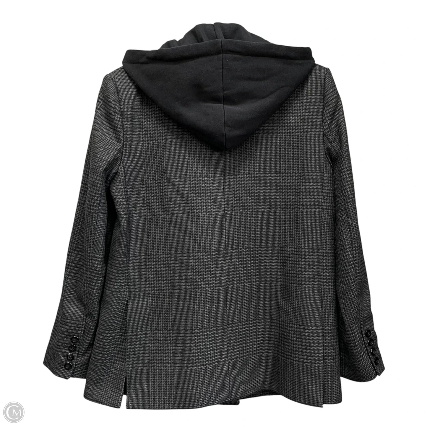 Jacket Designer By Alice + Olivia In Black & Grey, Size: S