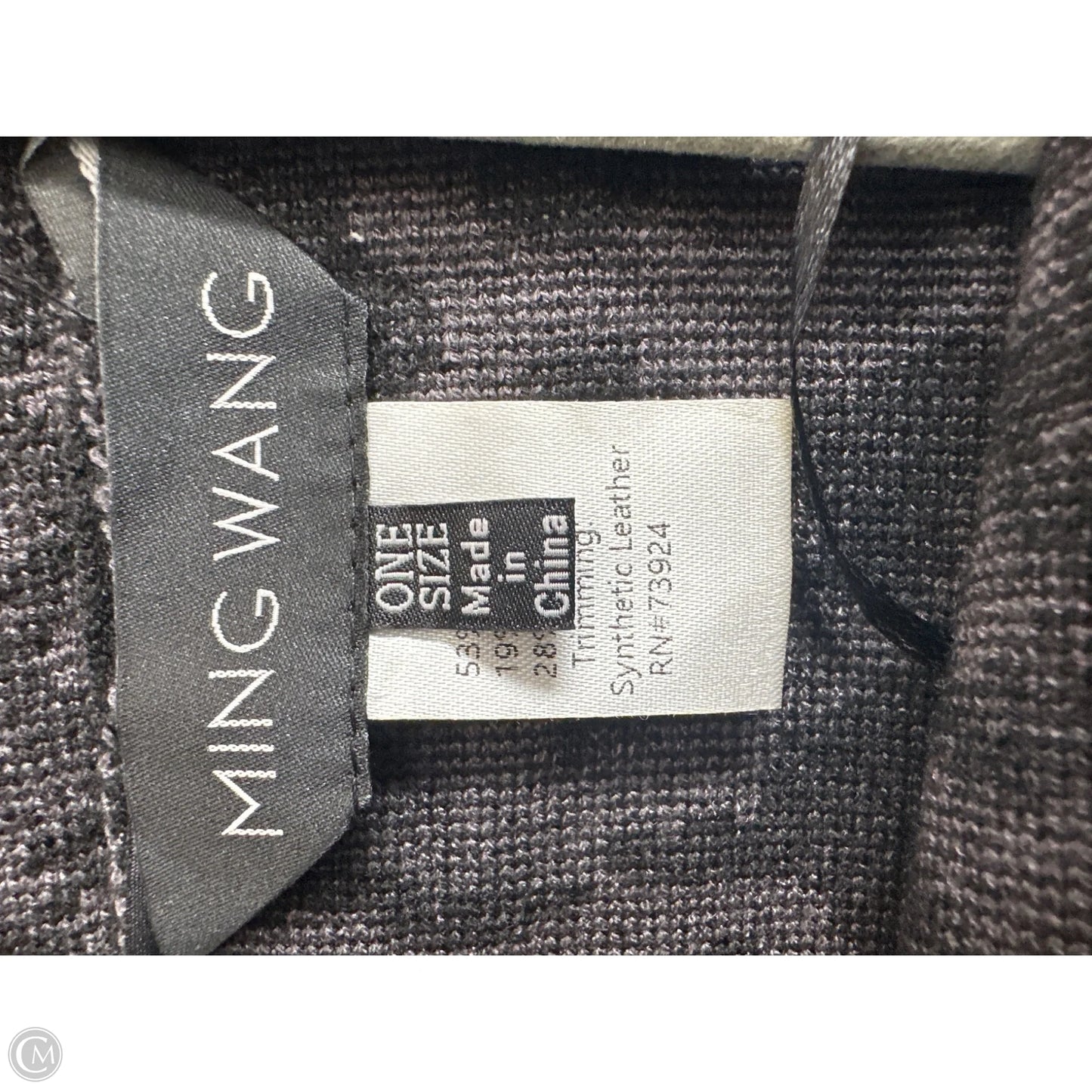 Shawl By Ming Wang In Grey, Size: Osfm