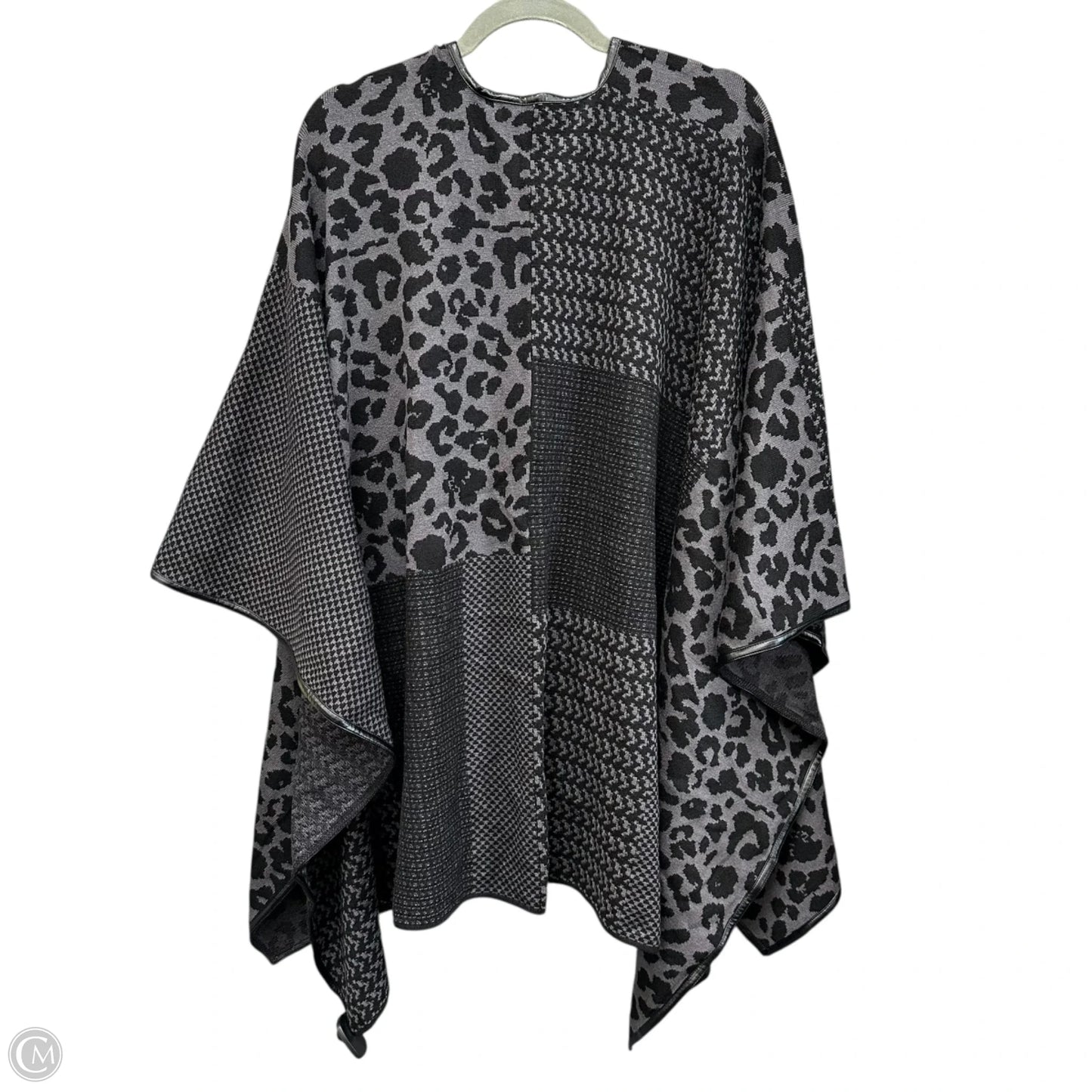 Shawl By Ming Wang In Grey, Size: Osfm