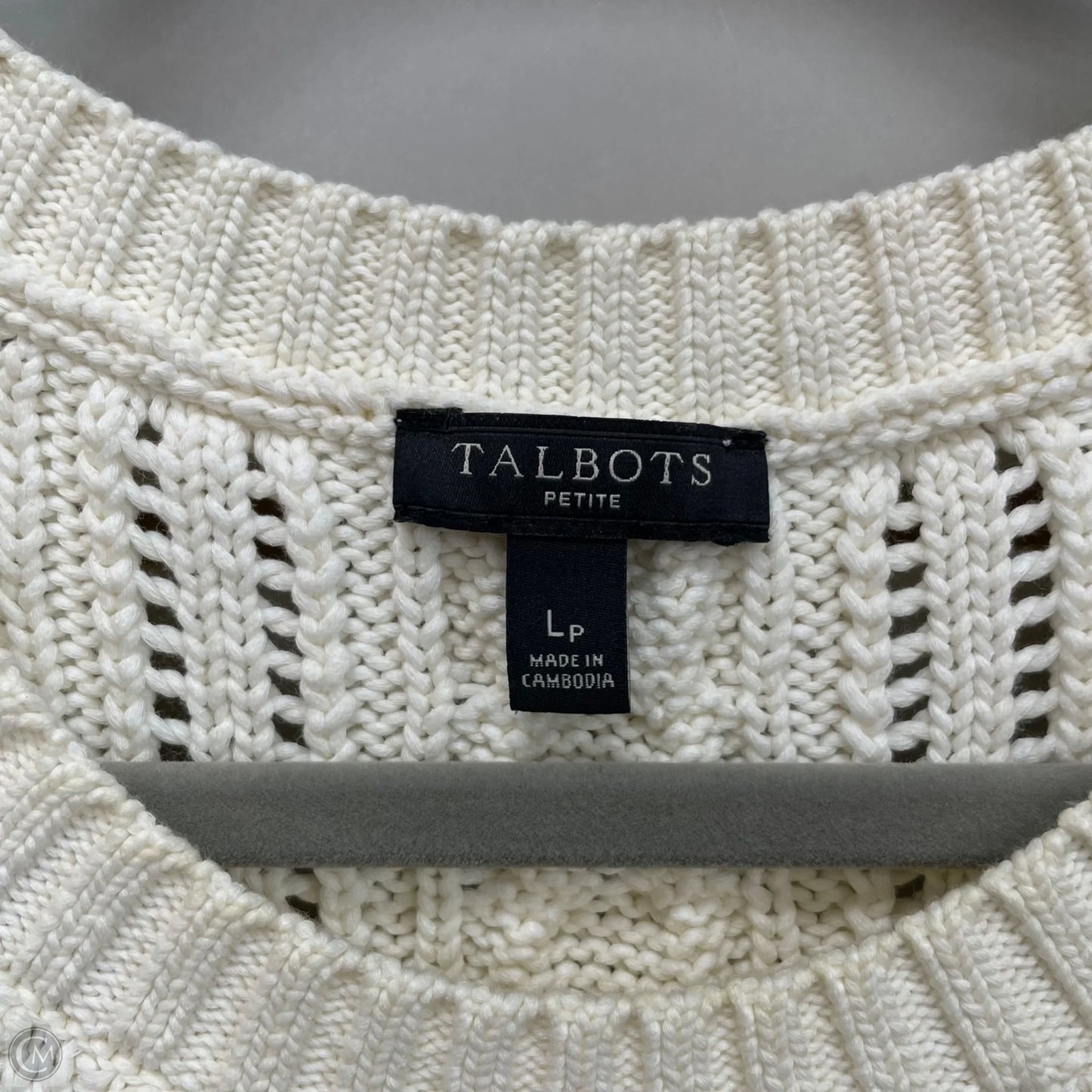 Sweater By Talbots In Beige, Size: Lp