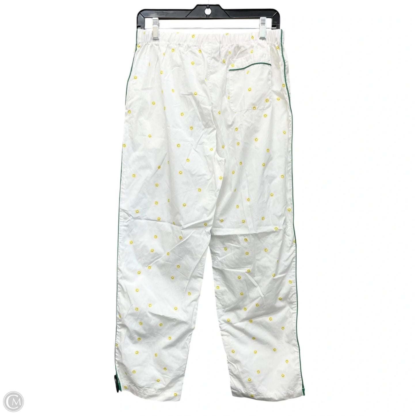 Pajamas 2pc By Cmb In White & Yellow, Size: M