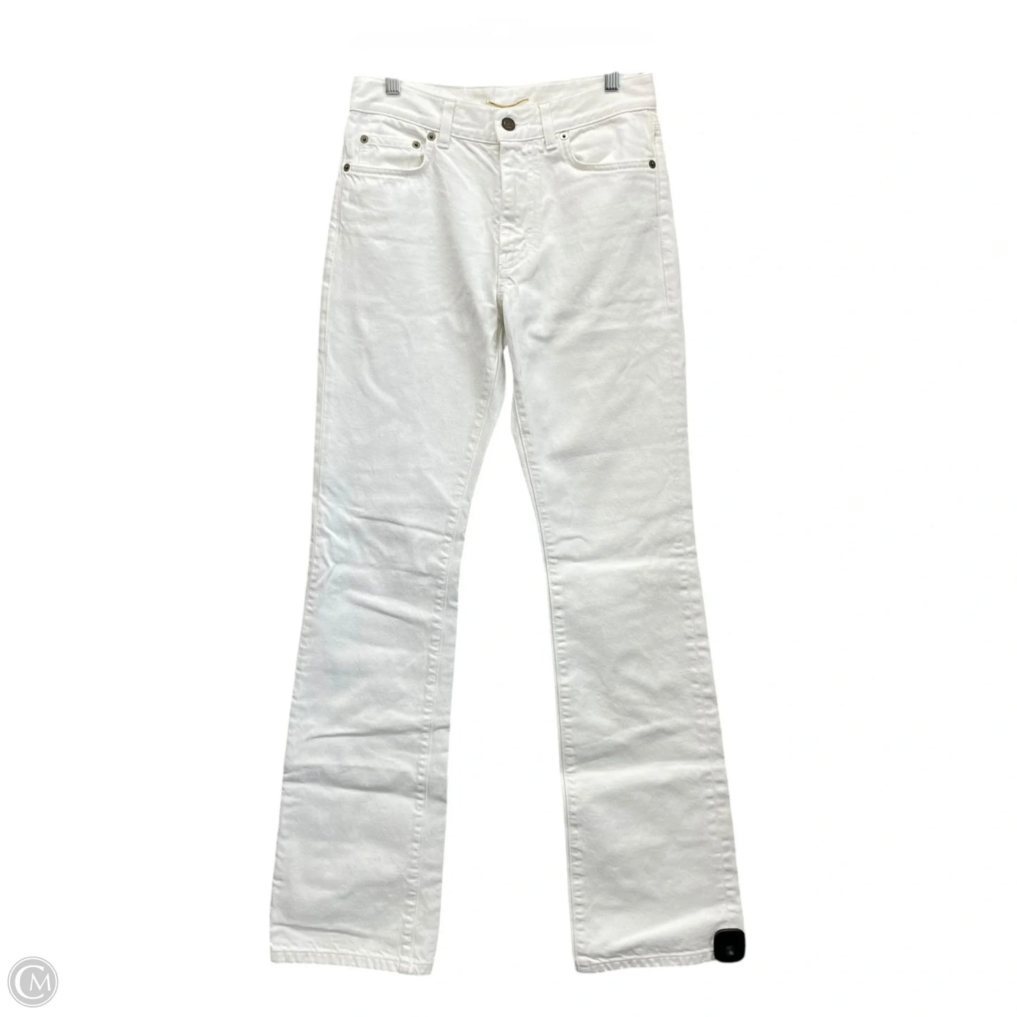 Jeans Designer By Yves Saint Laurent In White, Size: 2