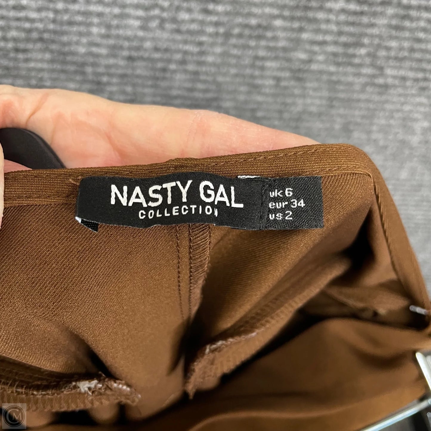 Pants Suit 2pc By Nasty Gal In Brown, Size: S