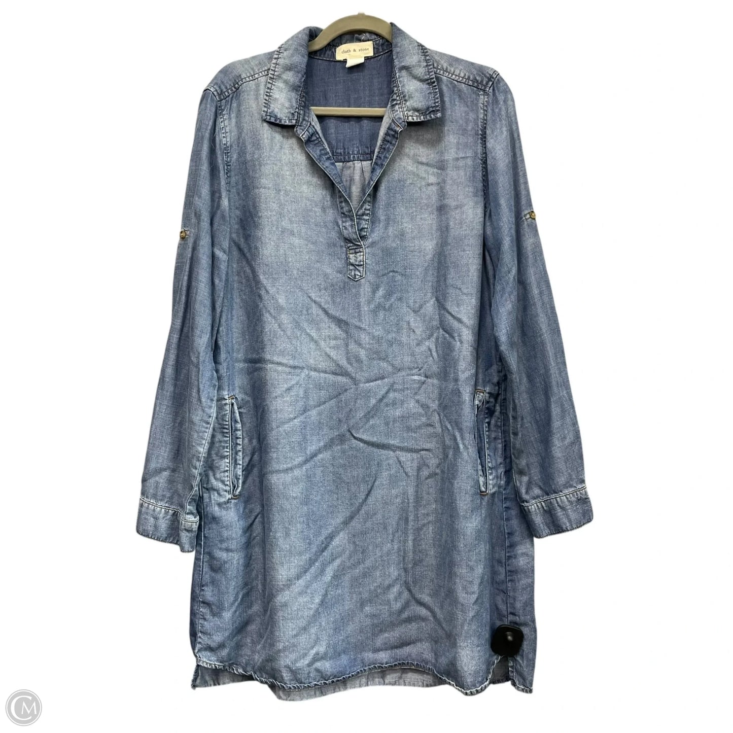 Dress Casual Short By Cloth & Stone In Blue, Size: L