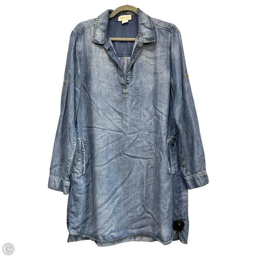 Dress Casual Short By Cloth & Stone In Blue, Size: L