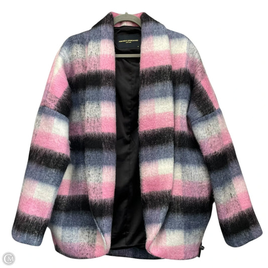 Jacket Faux Fur & Sherpa By Cmb In Brown, Size: S