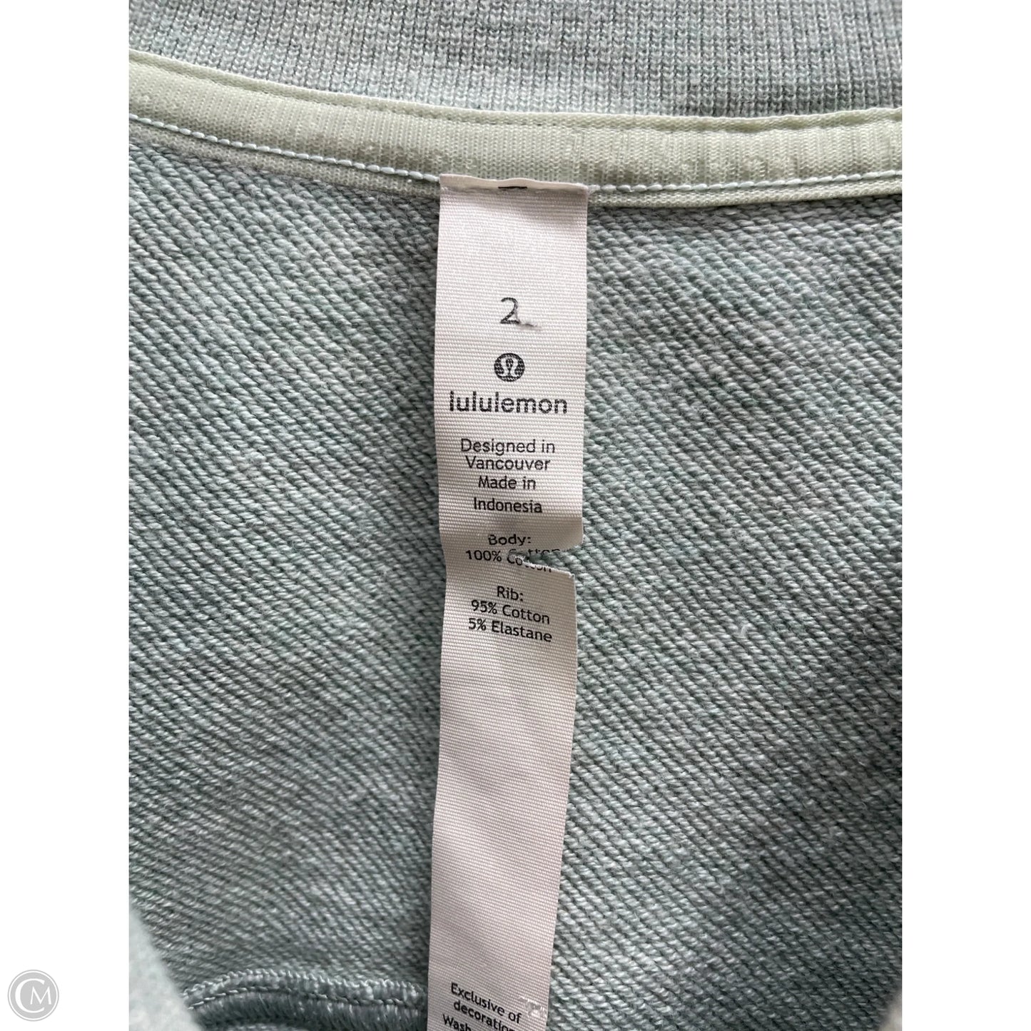 Sweatshirt Crewneck By Lululemon In Green, Size: 2